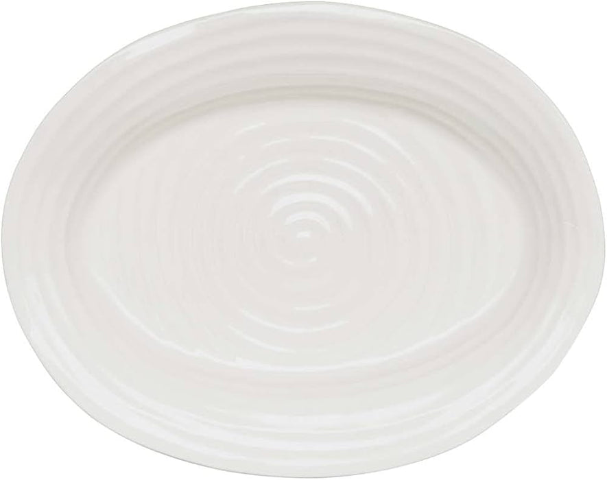 Portmeirion Sophie Conran White Large 17" (44cm) Oval Platter Platters Portmeirion   
