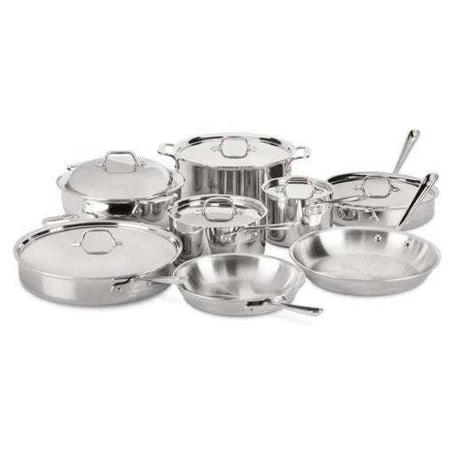 All-Clad D3 Stainless Cookware Set -14 Piece Cookware Sets All-Clad   