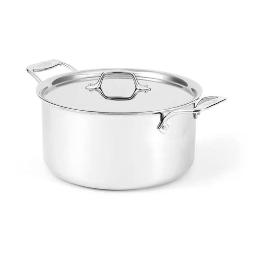 All-Clad G5 Graphite Core Stainless Steel 5-ply 8qt (7.6L) Stockpot with Lid Stock Pots All-Clad   