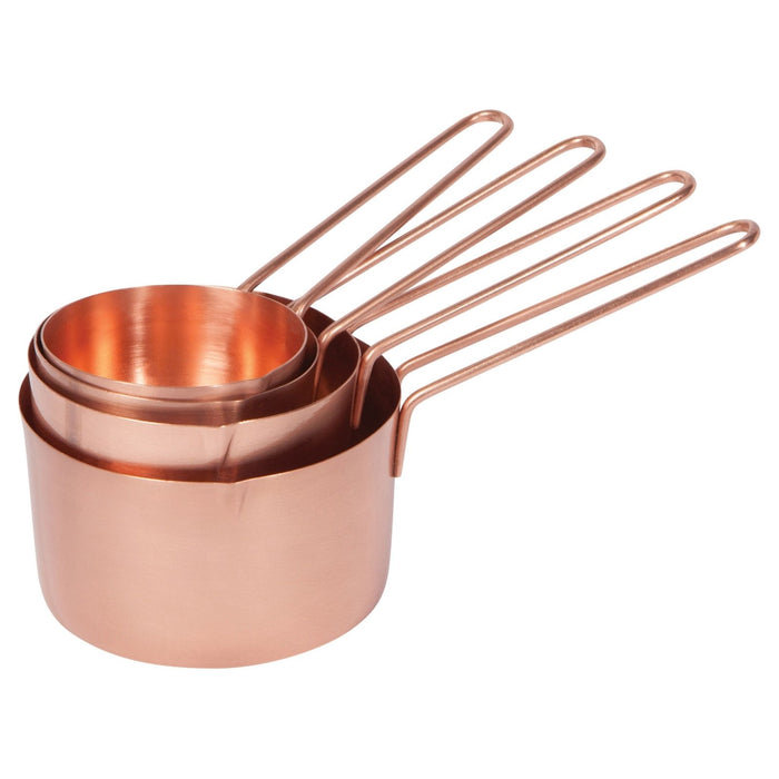 Now Designs Stainless Steel Measuring Cups - Set of 4 Kitchen Tools Danica Rose Gold  