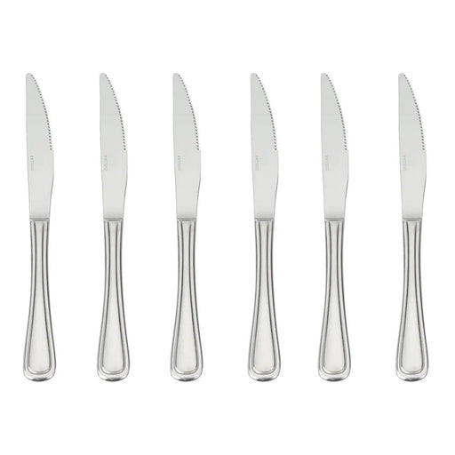 Oneida New Rim Stainless Steak Knife - Set of 6 Steak Knives Oneida   