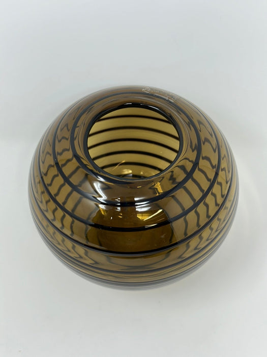 Sasaki Kyoto Bronze Stripe Vase decor Sasaki   