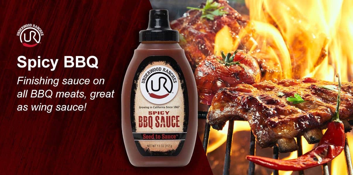 Underwood Ranches Spicy Red Jalapeno BBQ Sauce (11 oz)  Underwood Ranches   