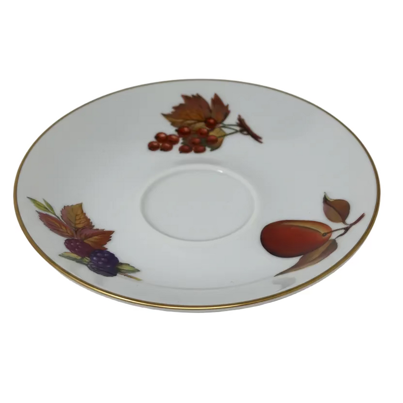 Royal Worcester Royal Worcester Evesham Gold Saucer   