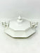 JOHNSON BROTHERS HERITAGE WHITE COVERED VEGETABLE DISH dish Johnson Brothers   