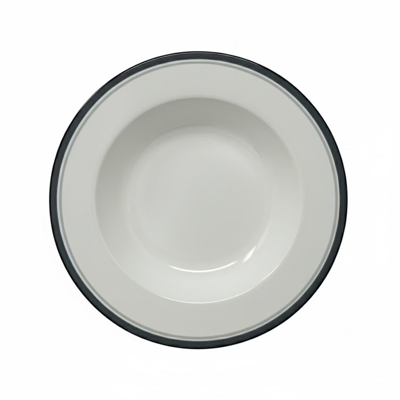 Noritake Ambience Java Graphite Swirl Soup