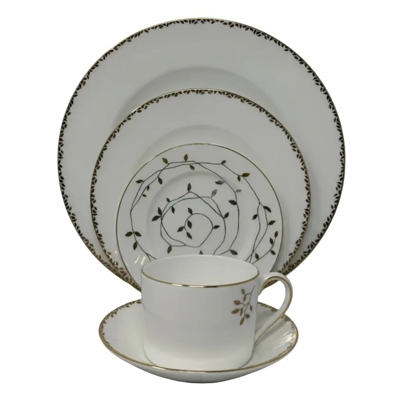 Wedgwood Wedgwood Vera Wang Gilded Leaf - 5 Piece Place Setting