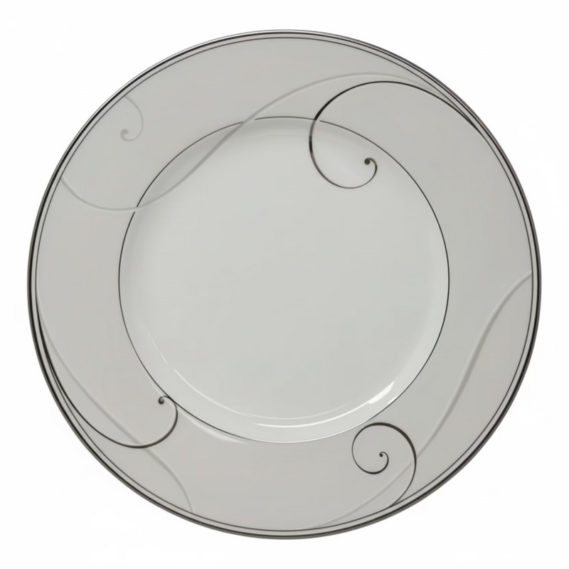 Noritake Noritake Platinum Wave Luncheon Plate