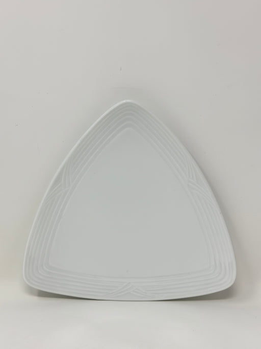 Noritake Arctic White Triangle Plate Plates Noritake   