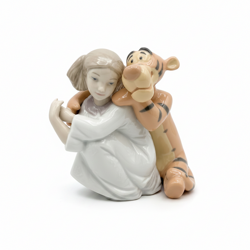 Nao by Lladro Nao by Lladro Hugs with Tiger Figurine