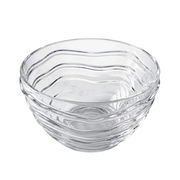 Alman Alman Mouth Blown Verre Souffle Ripple Bowl
