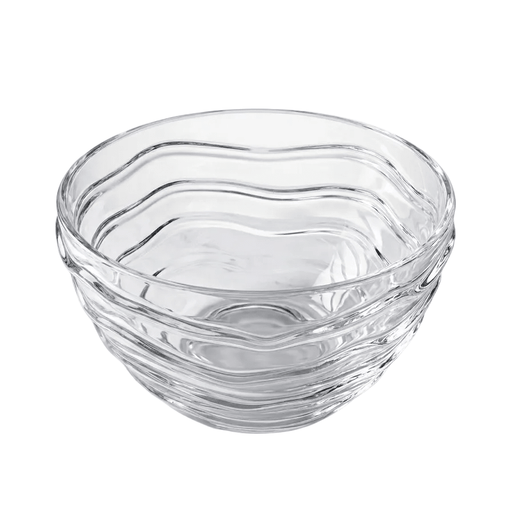 Alman Alman Mouth Blown Verre Souffle Ripple Bowl