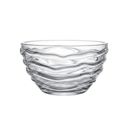 Alman Alman Mouth Blown Verre Souffle Ripple Bowl