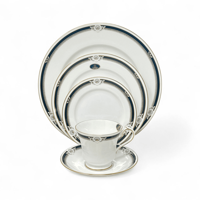 Aynsley Aynsley South Pacific Black - 5 Piece Place Setting