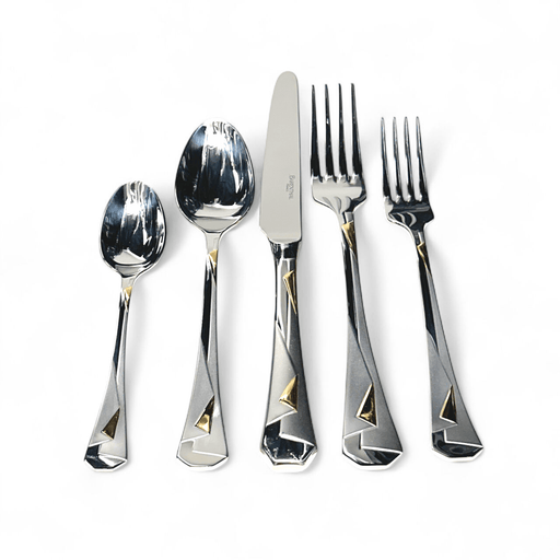 Barenthal Barenthal Kimono Satin & Gold Flatware - 5 Piece Place Setting