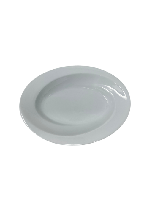Bianco Nero Bianco Nero Wave Shallow Oval Vegetable Bowl