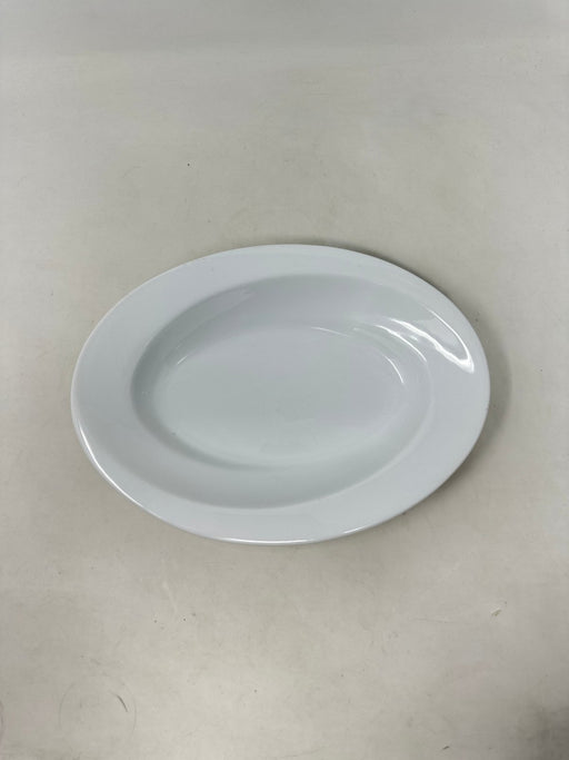 Bianco Nero Bianco Nero Wave Shallow Oval Vegetable Bowl