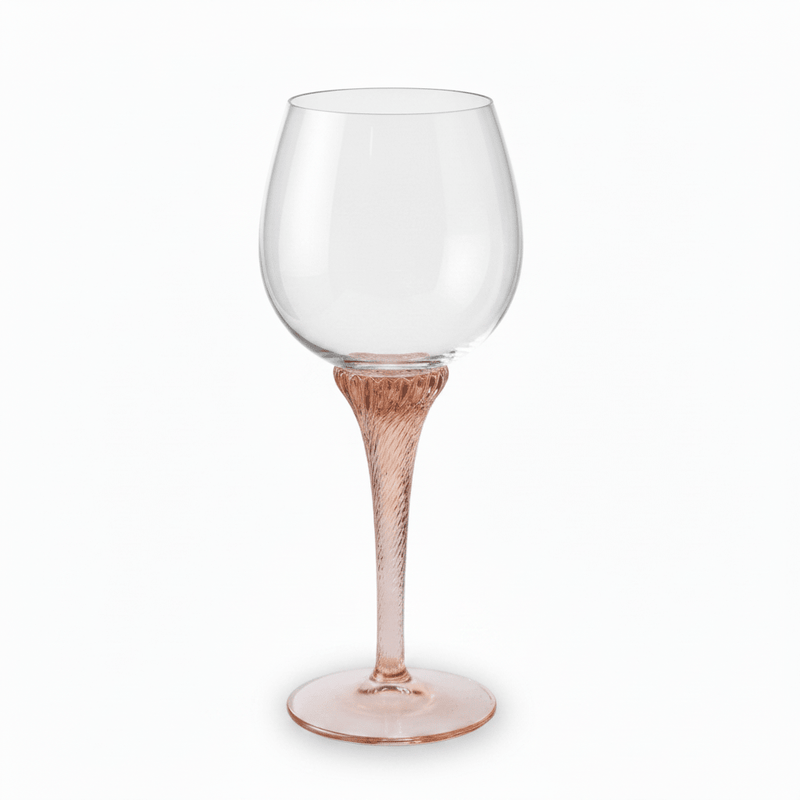 Bohemia Crystal Bohemia Crystal Pink Swirl White Wine