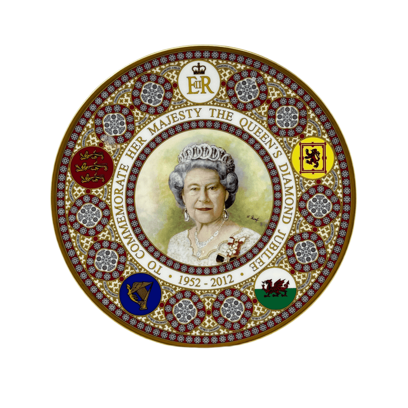 Caverswall Caverswall Her Majesty the Queen's Diamond Jubilee Coupe Plate