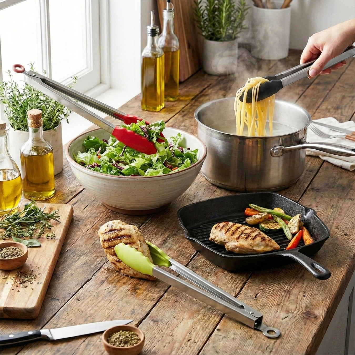 Cuisipro_Cuisipro Silicone Locking Tongs_74708605