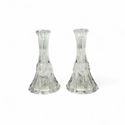 Evita Evita Crystal Sweet Heart Candle Stick - Pair
