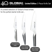 Global Global Knives 40th Anniversary - 3 Piece Knife Set