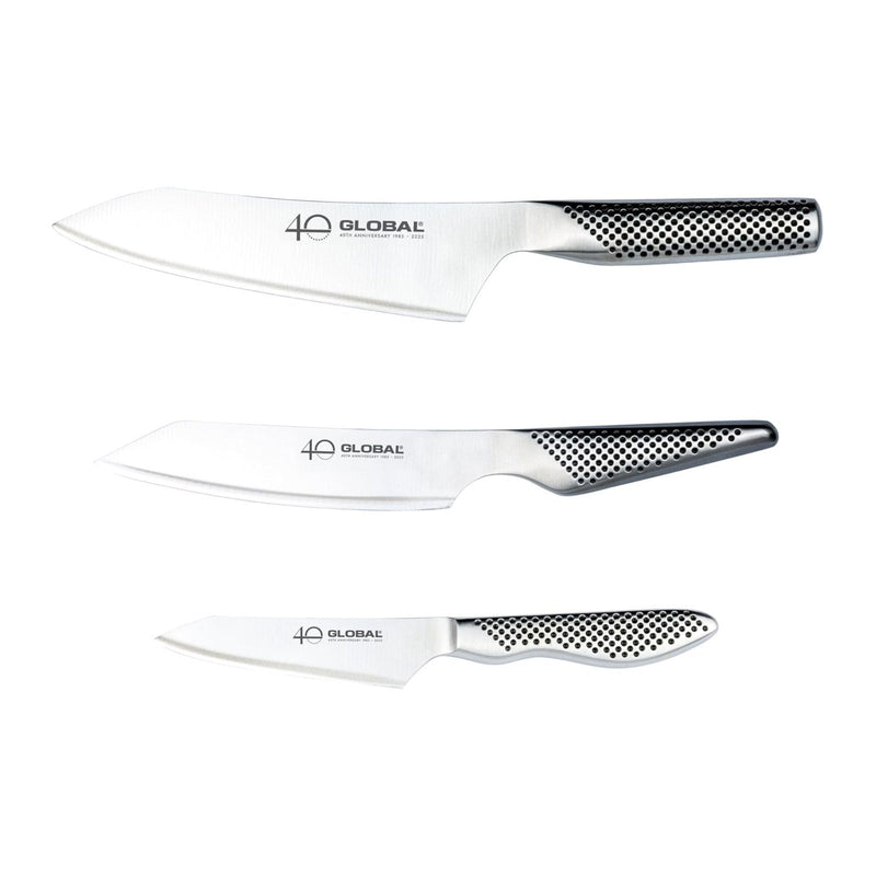 Global Global Knives 40th Anniversary - 3 Piece Knife Set