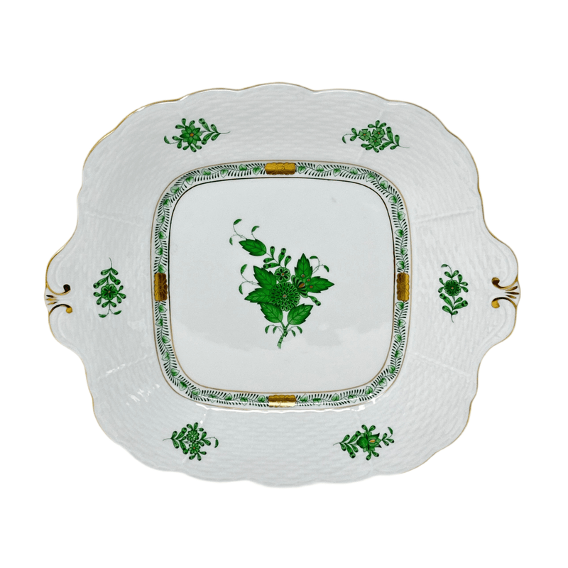 Herend Herend Chinese Bouquet Cake Plate - Branch Handle