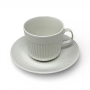 Johnson Brothers Johnson Brothers Athena White Cup & Saucer - Set of 4