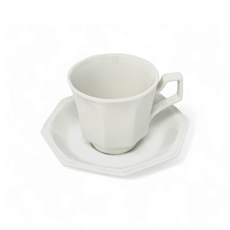Johnson Brothers JOHNSON BROTHERS HERITAGE WHITE CUP & SAUCER SET   