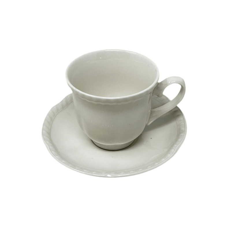 Johnson Brothers Johnson Brothers Old English White Cup & Saucer Set