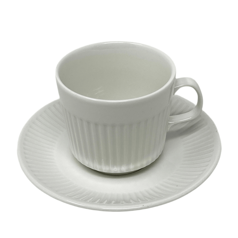 Johnson Brothers Johnson Brothers Athena White Cup & Saucer Set