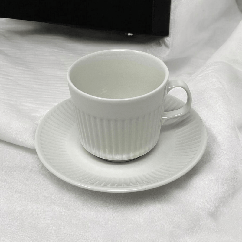 Johnson Brothers Johnson Brothers Athena White Cup & Saucer Set