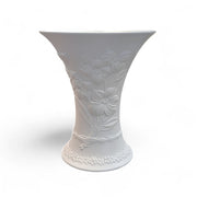 Kaiser Kaiser Bisque Matte Finish Embossed Dogwood Flower 12" Vase