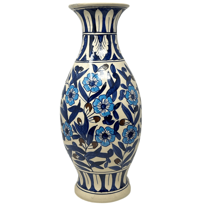 Kitchen Smart Blue Ceramic Large Vase