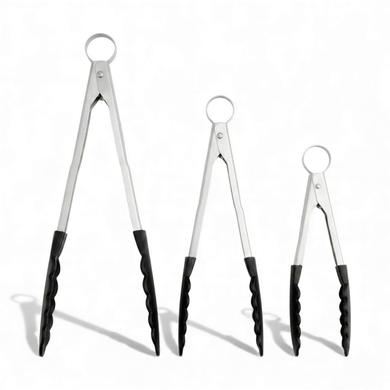 Kitchen Smart_Cuisipro Nonstick Nylon Locking Tongs - Set of 3_