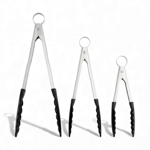 Kitchen Smart_Cuisipro Nonstick Nylon Locking Tongs - Set of 3_