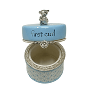 Kitchen Smart First Curl Blue Keepsake Box