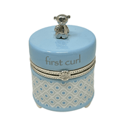 Kitchen Smart First Curl Blue Keepsake Box