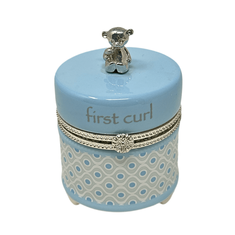 Kitchen Smart First Curl Blue Keepsake Box