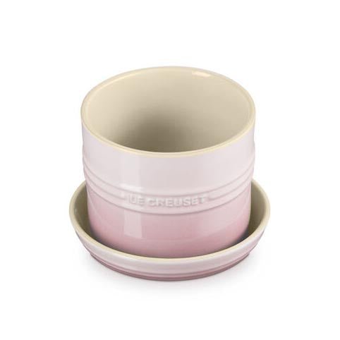 Kitchen Smart Le Creuset Stoneware Herb Planter Shell Pink