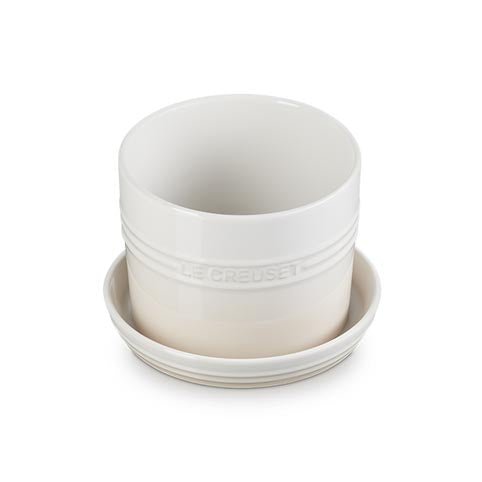 Kitchen Smart Le Creuset Stoneware Herb Planter Meringue