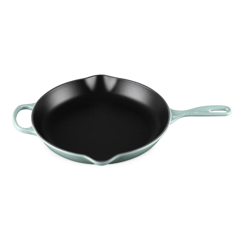 Le Creuset Le Creuset Cast Iron 10" (26cm) Iron Handle Skillet Sea Salt