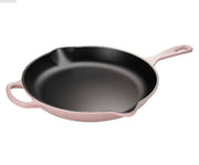 Le Creuset Le Creuset Cast Iron 10" (26cm) Iron Handle Skillet Shell Pink  