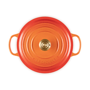 Le Creuset Le Creuset Cast Iron Flamme Dorée 5.3L (5.5 QT) Centenary Round Dutch Oven