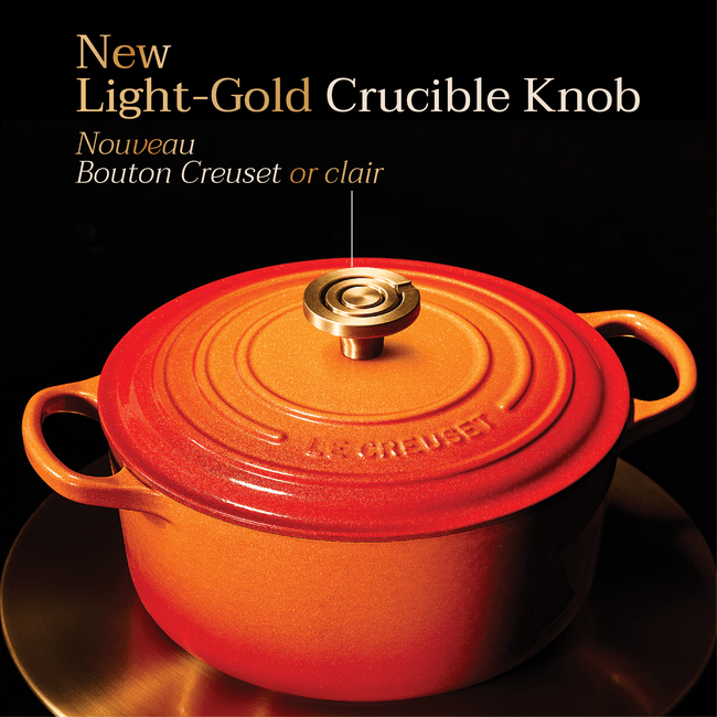 Le Creuset Le Creuset Cast Iron Flamme Dorée 5.3L (5.5 QT) Centenary Round Dutch Oven