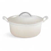Le Creuset Le Creuset Cast Iron Modern Heritage 4.6L Round Dutch Oven Meringue