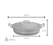 Le Creuset Le Creuset Cast Iron Modern Heritage Shallow Braiser