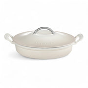 Le Creuset Le Creuset Cast Iron Modern Heritage Shallow Braiser Meringue
