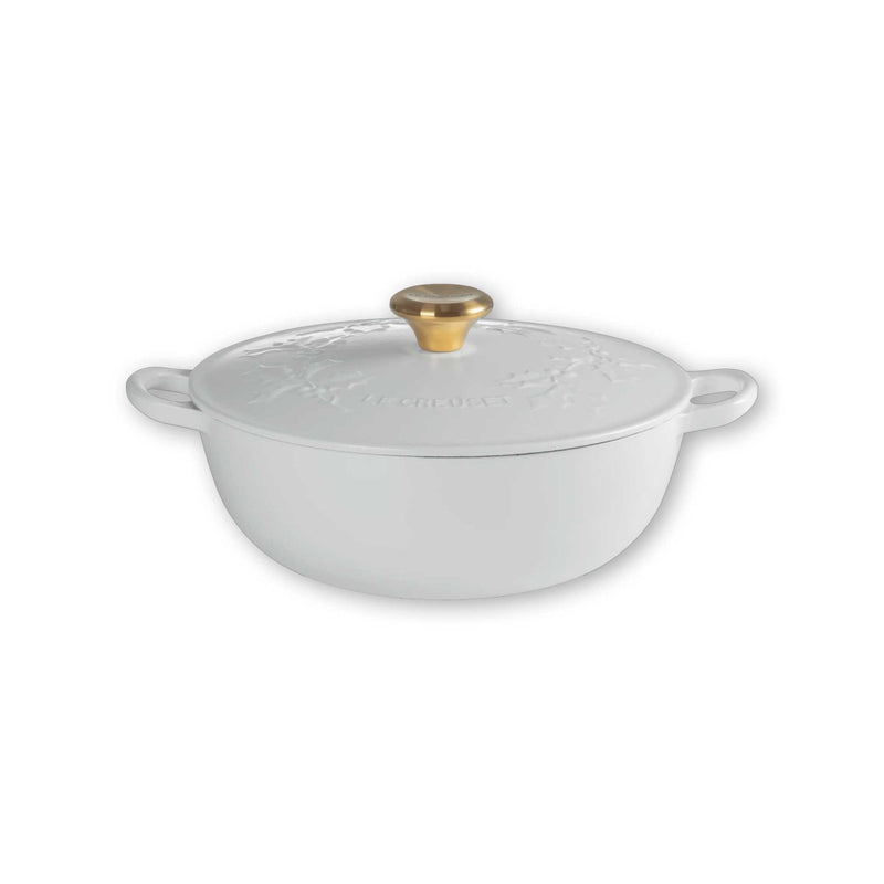 Le Creuset Le Creuset Enameled 4.1L Cast Iron Holly Soup Pot